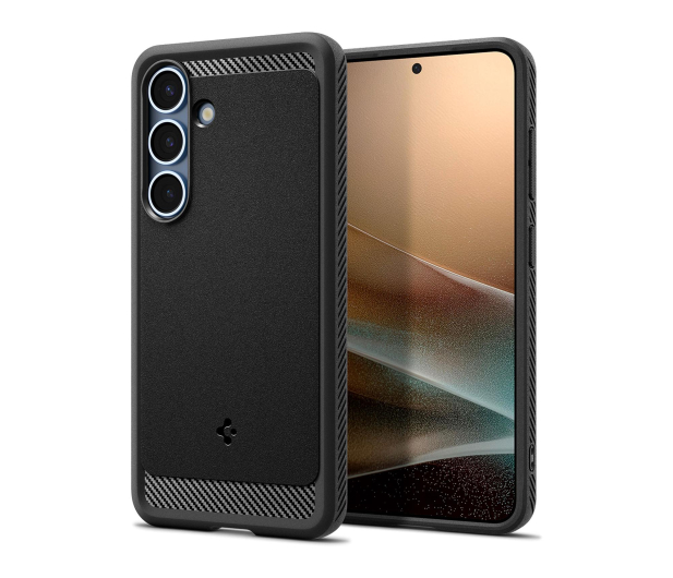 SPIGEN Rugged Armor Mag Magsafe do Samsung Galaxy S25 Matte Black ACS08998 - 1313176 - zdjęcie
